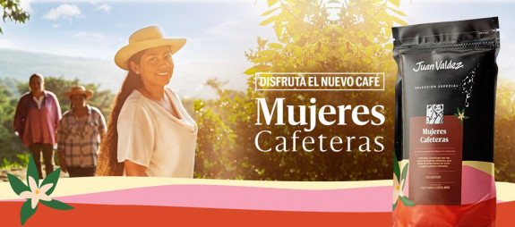 Asociaciones orgullosamente tolimenses, en el café Mujeres Cafeteras de Juan Valdez